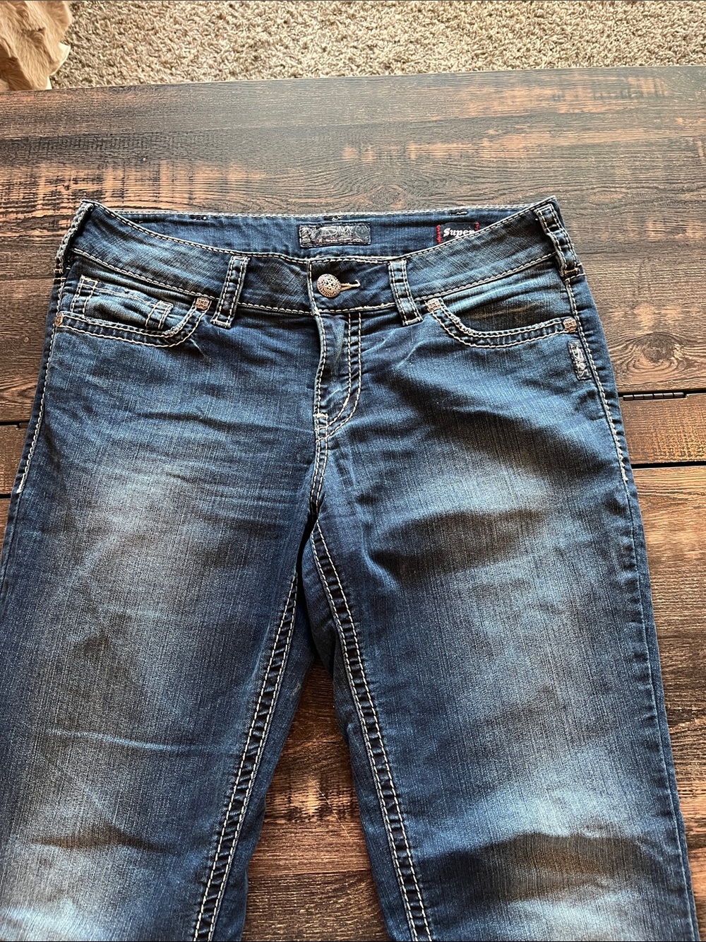 Silver Jeans Women's Dark Blue Skinny Jeans